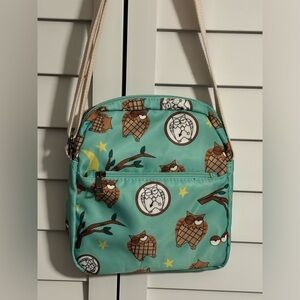 Kemy’s‎ Crossbody Bag Turquoise With Owl Design